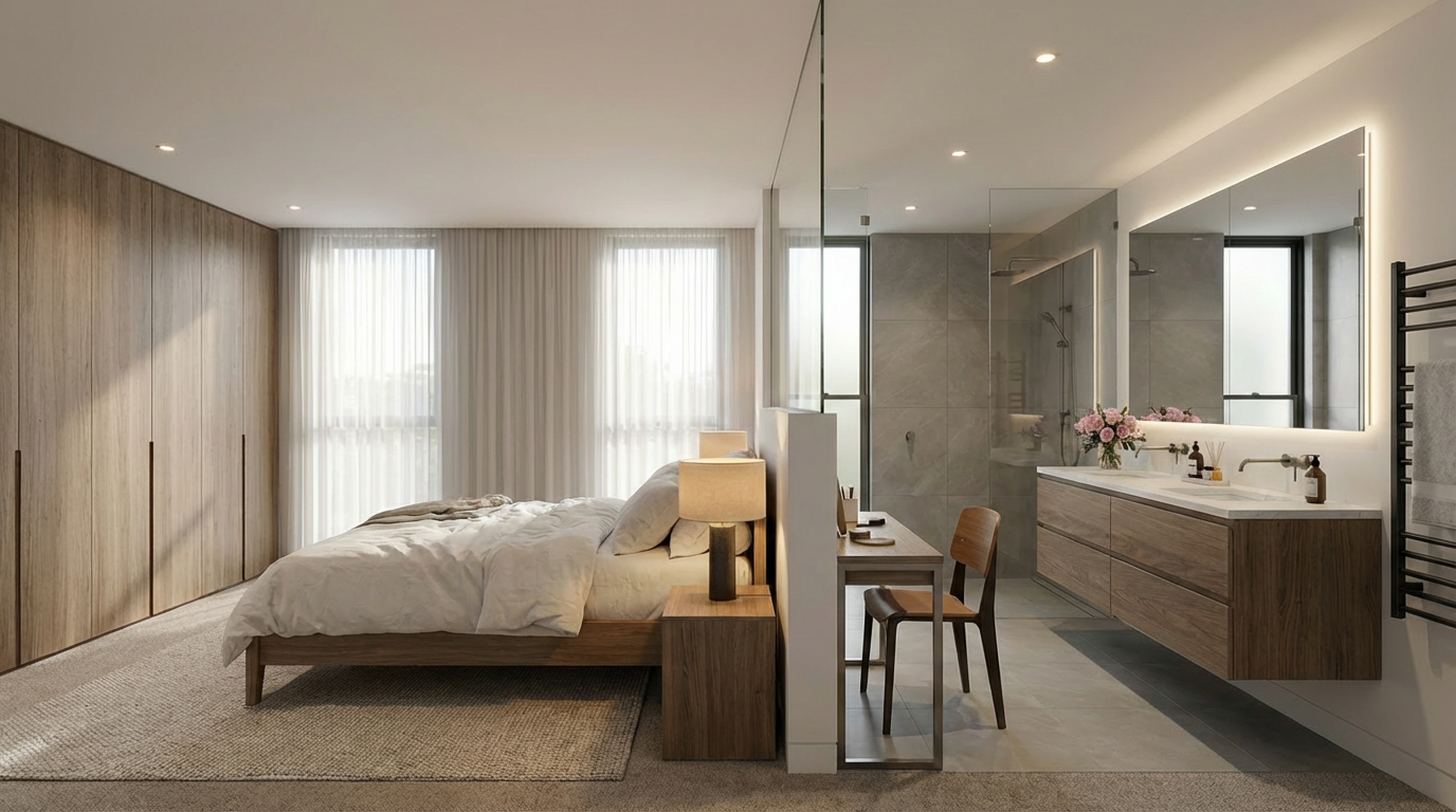 开放式主卧套房